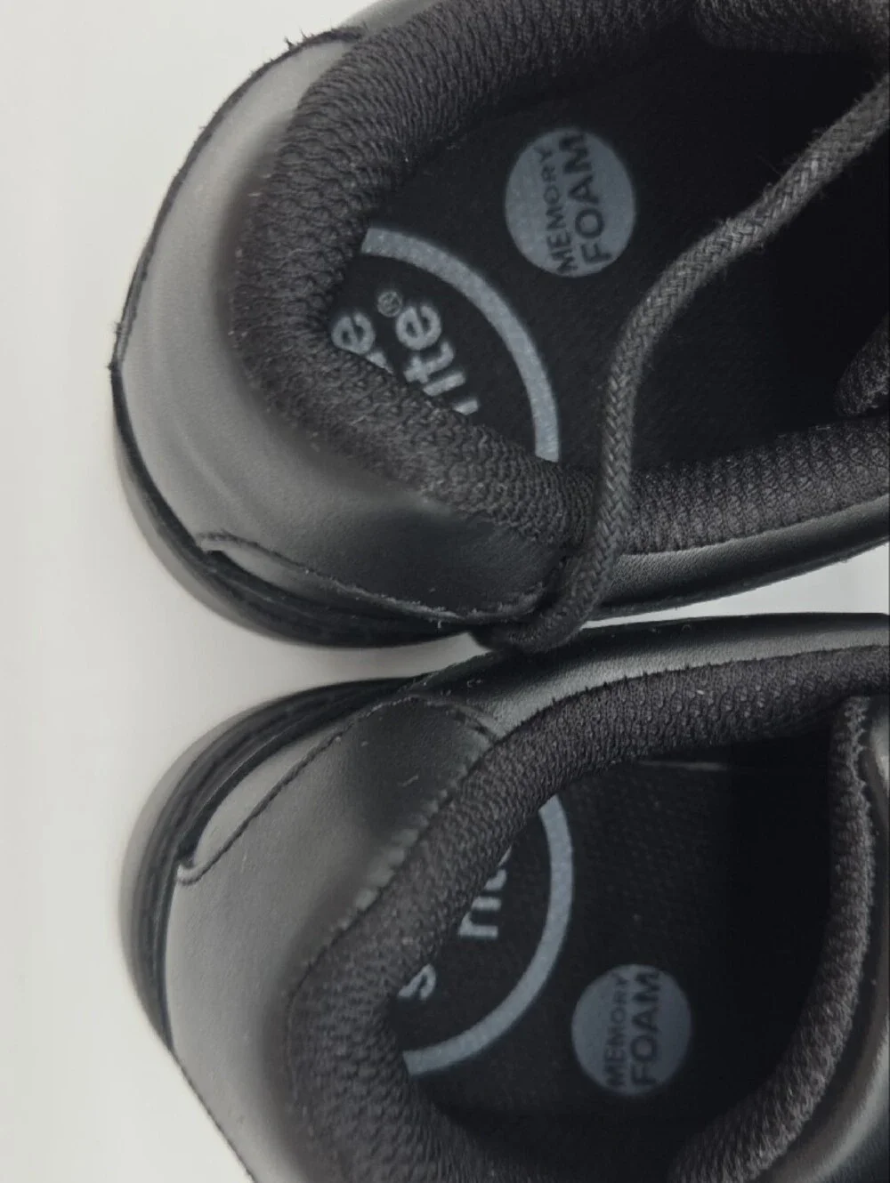 Black Lace-Up Work Shoes